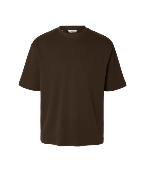 Looseoscar SS O-Neck Tee- Brown