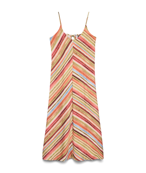 Vita Ellie Singlet Ankle Dress Wvn-Orange