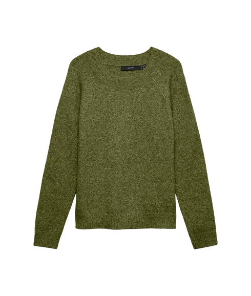Doffy LS O-Neck Blouse - Yellow