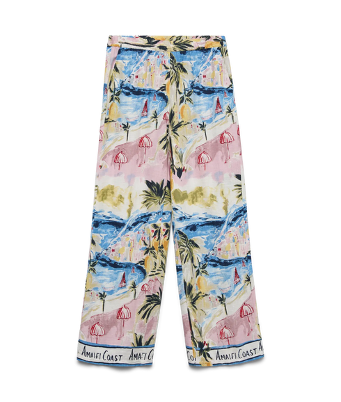 Edith Hw Wide Pant Exp-White