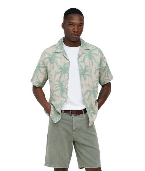 Caiden Reg Fit Linen Blend - Grey