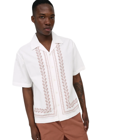 Nero Rlx Resort SS Shirt - Brown
