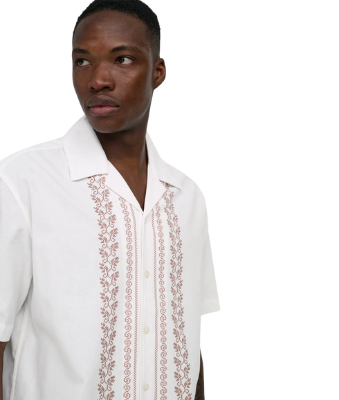 Nero Rlx Resort SS Shirt - Brown