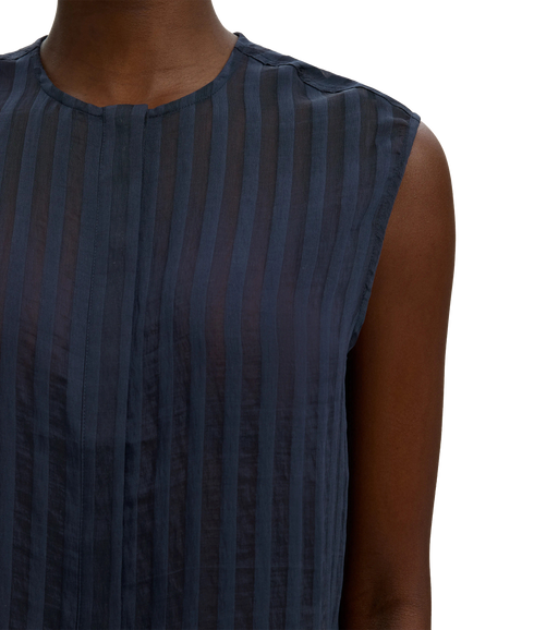 Toran Regular Striped Shirt B - Blue
