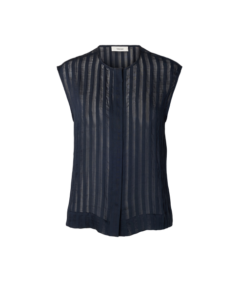 Toran Regular Striped Shirt B - Blue