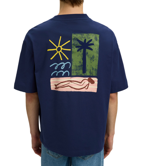 Relaxnorman License SS Tee - Blue