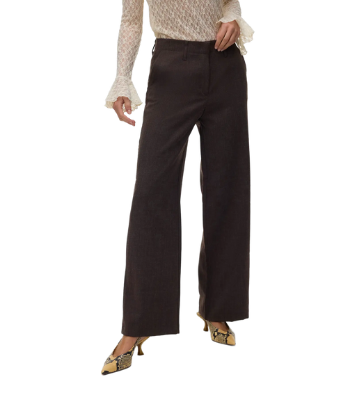 Bestie Wide Pant - Brown
