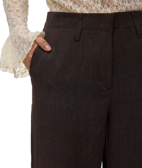Bestie Wide Pant - Brown