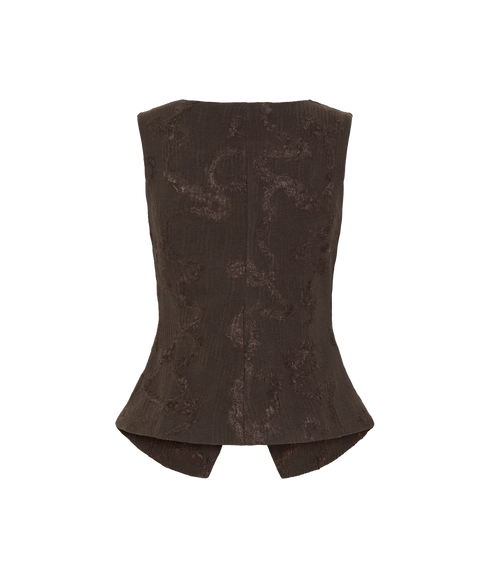 Jurlie Waistcoat - Brown
