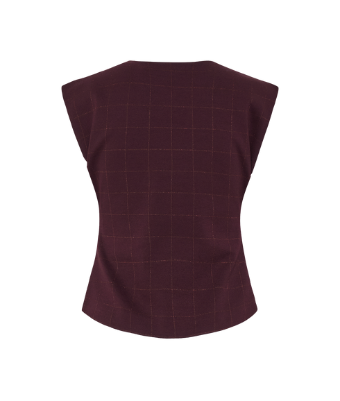 Kate Sparkelly Waistcoat - Fudge