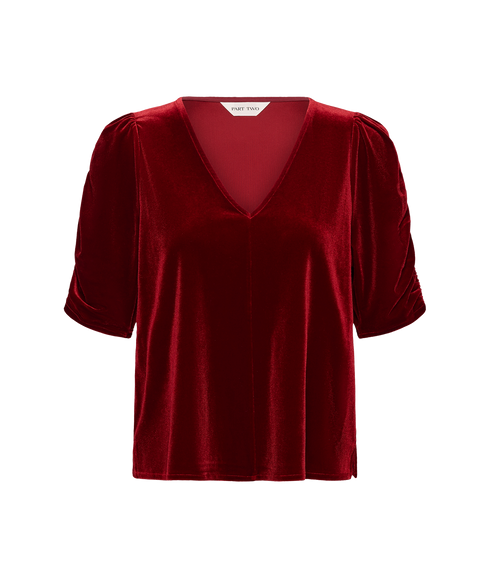 Valeriia Blouse - Biking Red