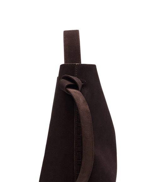 Stella Medium Suede Bag - Brown