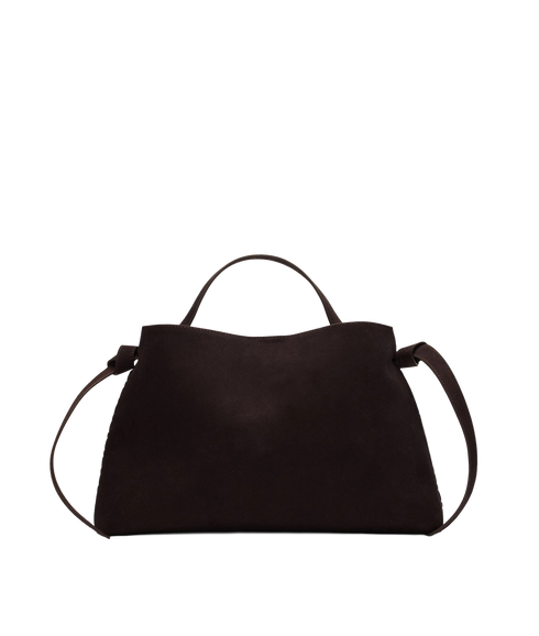 Stella Medium Suede Bag - Brown
