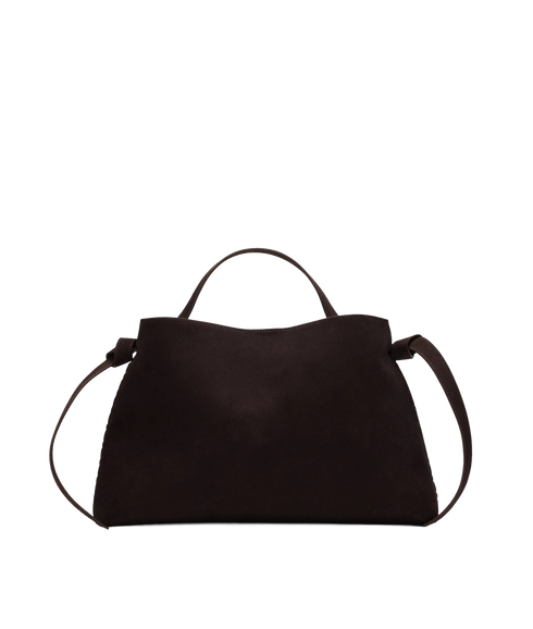 Stella Medium Suede Bag - Brown