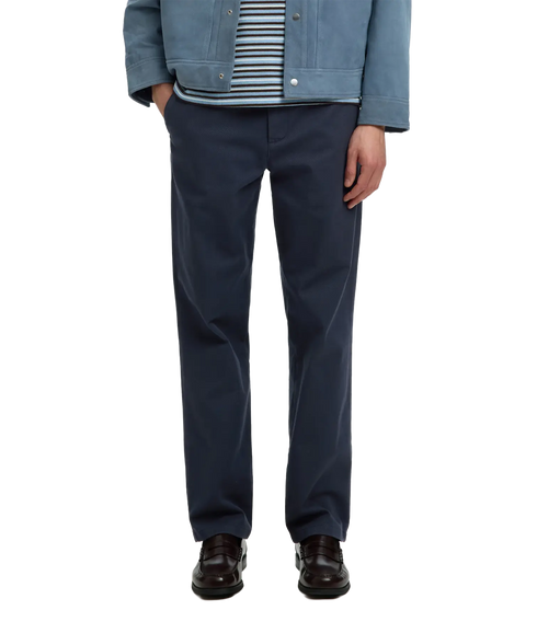 196-Straight Miles Twill Pant- Blue
