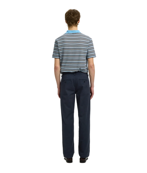 196-Straight Miles Twill Pant- Blue