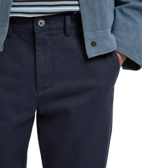 196-Straight Miles Twill Pant- Blue
