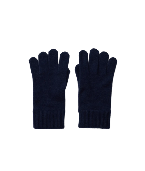 Calle Cashmere Blend Gloves - Blue