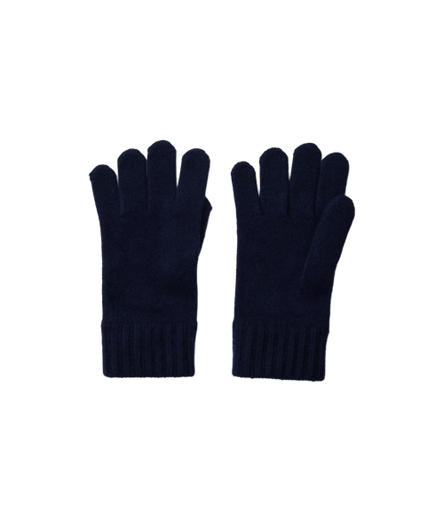 Calle Cashmere Blend Gloves - Blue