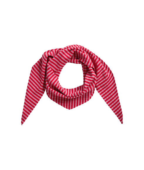 Alberte Triange Scarf - Pink