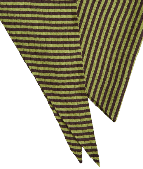 Alberte Triange Scarf - Green