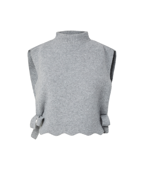Autumn Neckwarmer Vest - Grey
