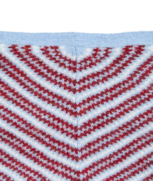 Amonna Triangle Scarf - Red