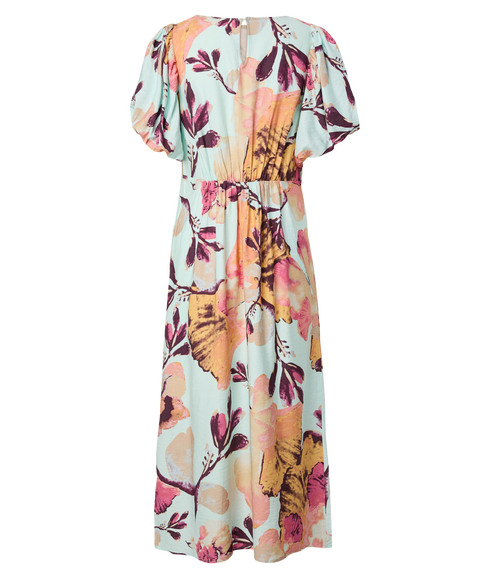 Erini 2/4 Long Dress S.-Turquoise