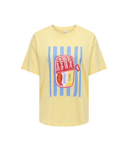 Vivvi S/S Lovely Top Jrs - Yellow