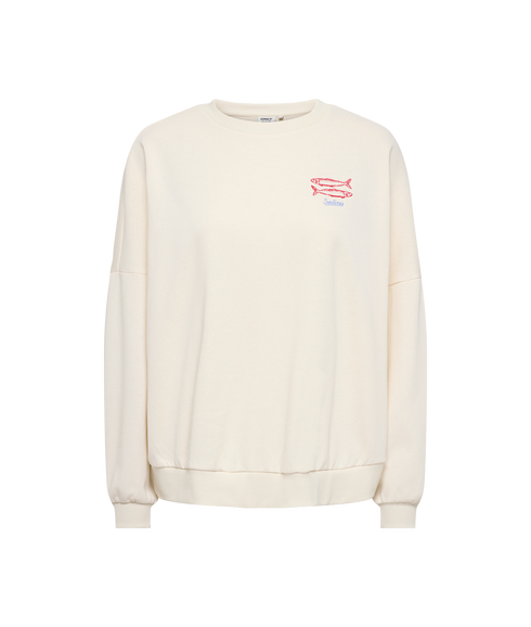 Deborah New L/S Club O-Neck Swt - Grey