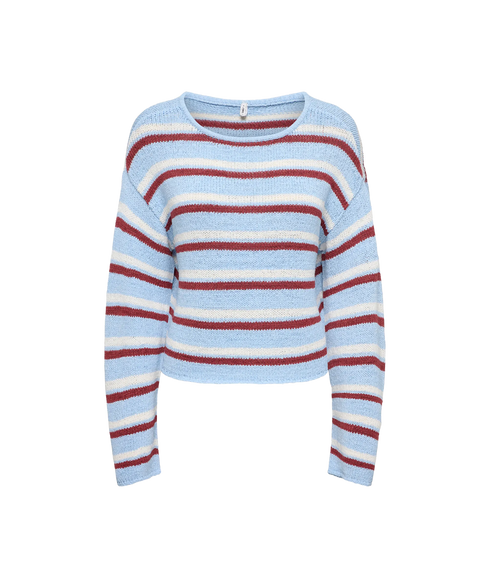 Geena LS O-Neck - Blue