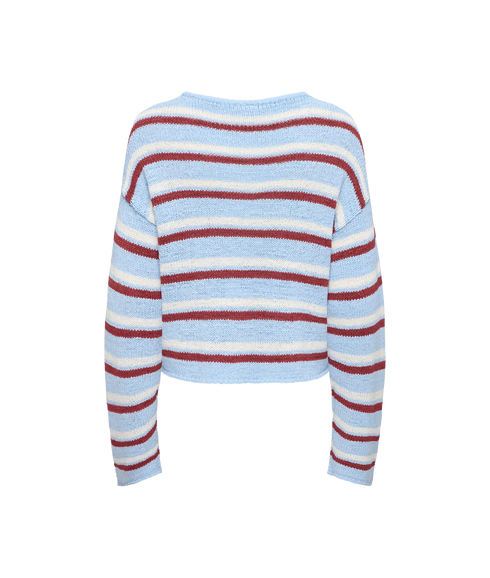 Geena LS O-Neck - Blue