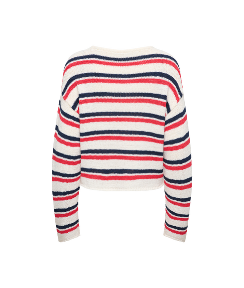 Geena LS O-Neck - White