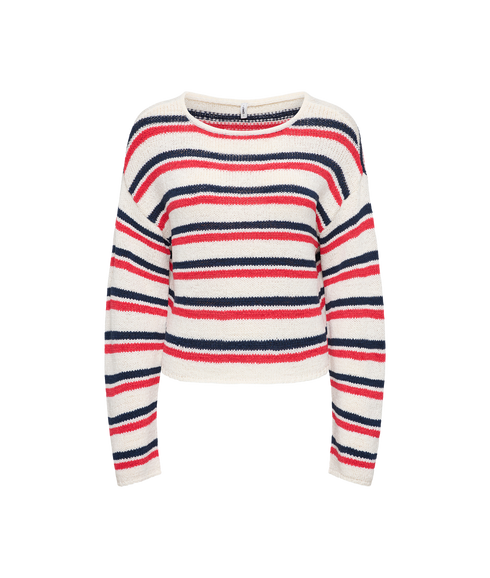 Geena LS O-Neck - White