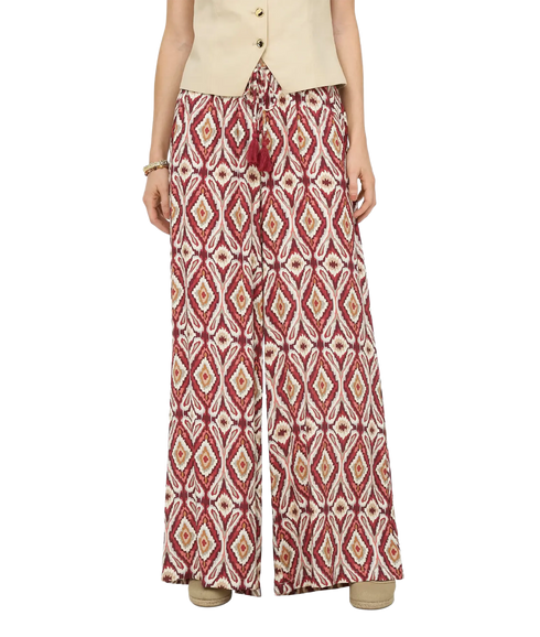 Gini Mikasi Wide Pull Up Pant - Red
