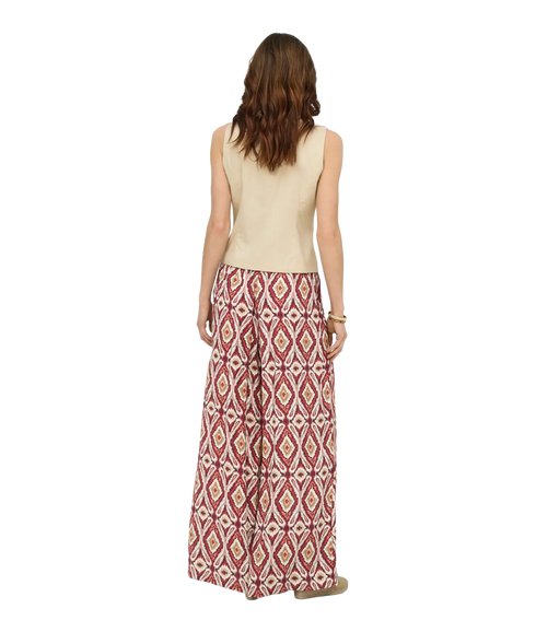 Gini Mikasi Wide Pull Up Pant - Red