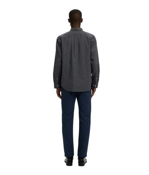 Regcole Jay Melange LS Shirt - Grey