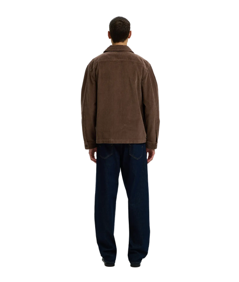 Otto Kris Cord Overshirt - Brown