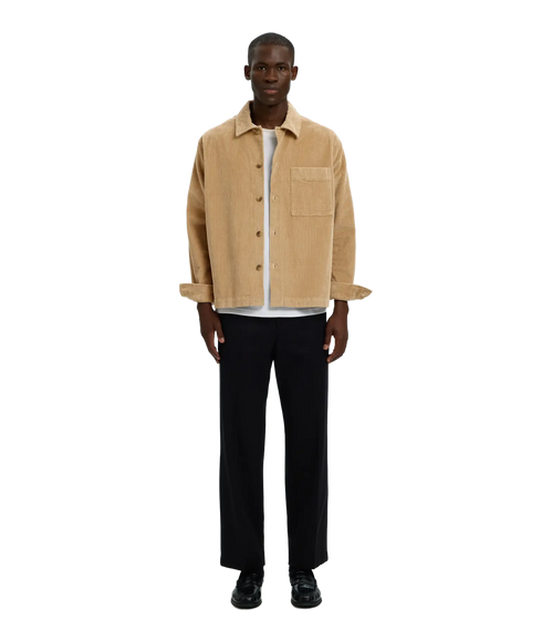 Otto Kris Cord Overshirt - Brown