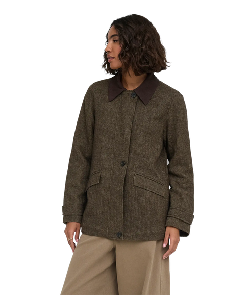 Beau Cord Jacket - Brown