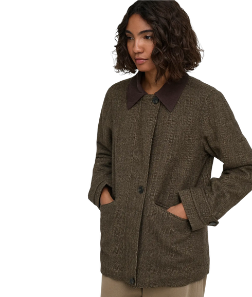Beau Cord Jacket - Brown