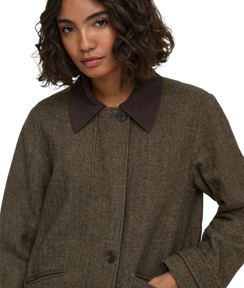Beau Cord Jacket - Brown