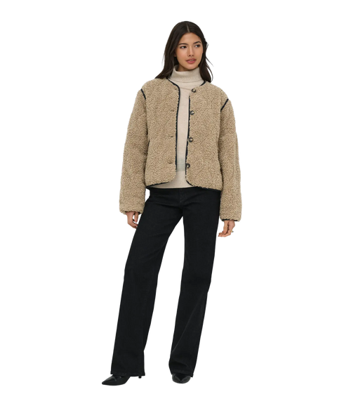 Ines Teddy Jacket - Brown
