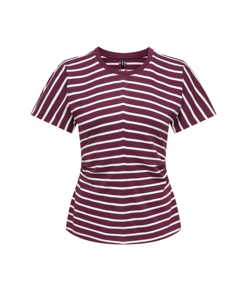 Marie Stripe Top - Purple