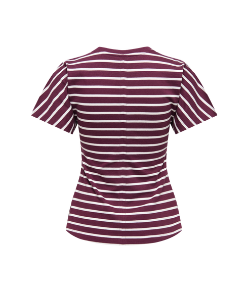 Marie Stripe Top - Purple
