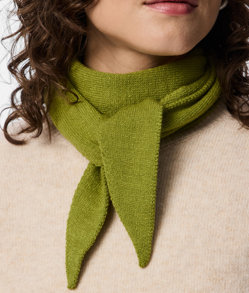 Komma Triangle ScarfBc - Green