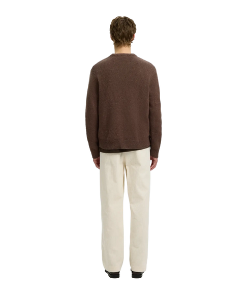 Cody LS Knit Crew Neck - Brown