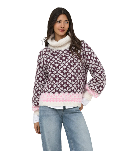 Caro LS Rollneck - Grey