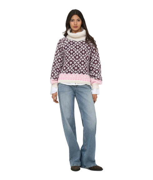 Caro LS Rollneck - Grey