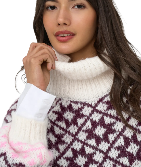 Caro LS Rollneck - Grey
